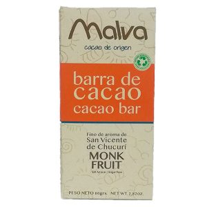 Barra de cacao Monk Fruit